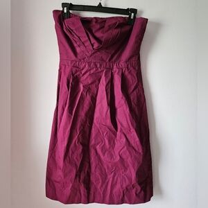 J. Crew cotton strapless cocktail dress size 4